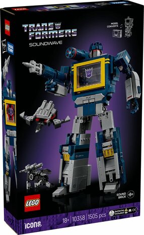 Lego Icons Transformers: Soundwave