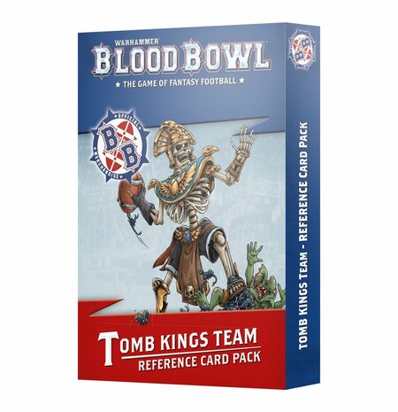 Warhammer Blood Bowl Tomb Kings Team Reference Card Pack