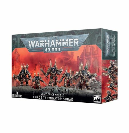 Warhammer 40,000 Chaos Space Marines Chaos Terminator Squad