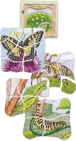 Beleduc Layer-Puzzle "Butterfly"