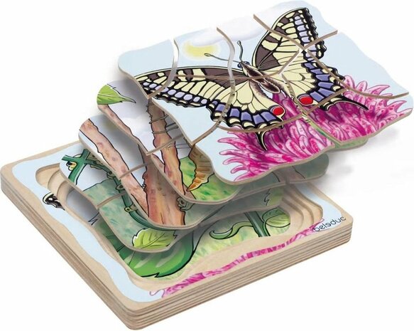 Beleduc Layer-Puzzle "Butterfly"