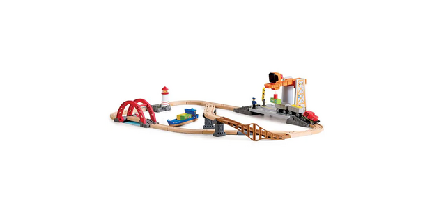 Hape Sea & Rail Cargo Transportation Set