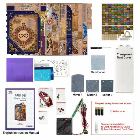 DIY Book Nook, Magical Library Bookend