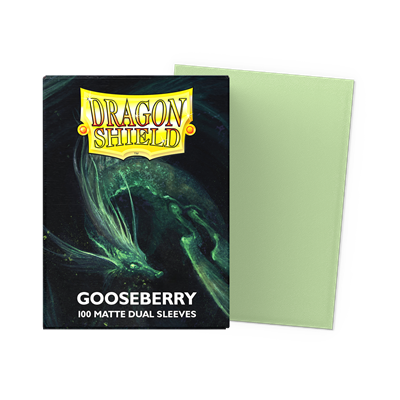 SLEEVES Dragon Shield Matte dual Gooseberry 100ct