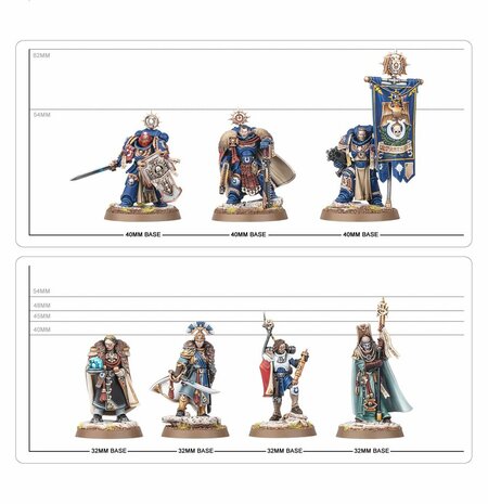 Warhammer 40,000 space Marines Captain Titus and The Wardens of Ultramar