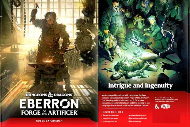 Dungeons and Dragons RPG: Rules Expansion - Eberron: Forge Of The Artificer (Hardcover)