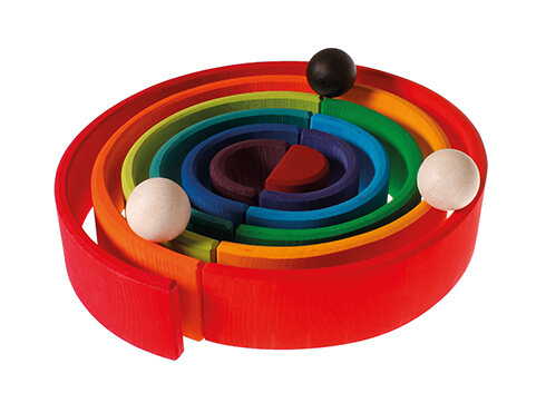 Grimm's 6 houten ballen monochrome