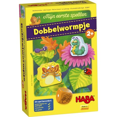 Dobbelwormpje HABA Mijn eerste Spellen