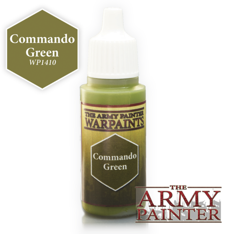 The Army Painter Commando Green Acrylic WP1410