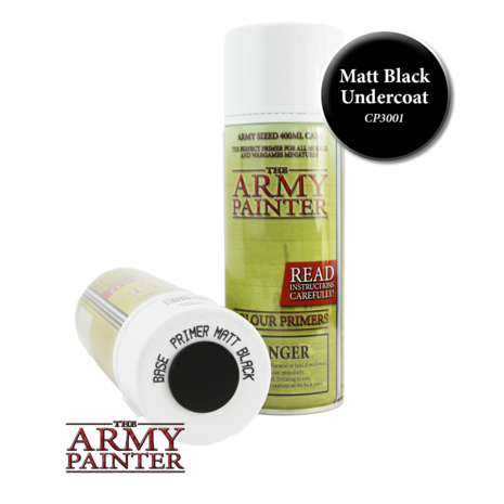 The Army Painter Matt Black Primer CP3001