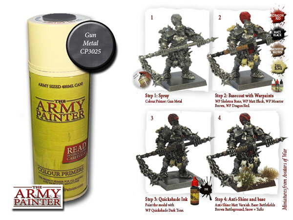 The Army Painter Gun Metal Primer CP3025
