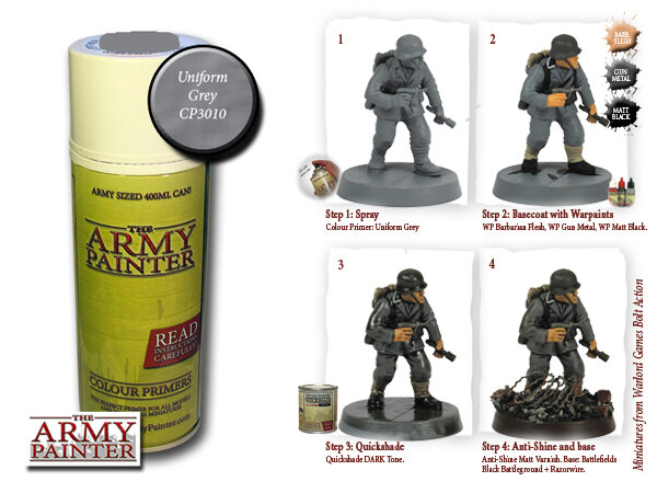 The Army Painter Uniform Grey Primer CP3010