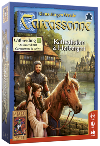 Carcassonne: Uitbreiding 1 Kathedralen en Herbergen 999-Games
