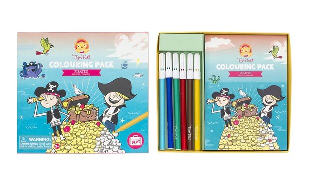 Tiger Tribe Colouring Pack - Pirates