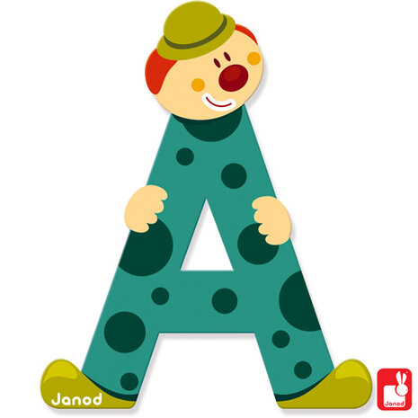 Janod Clown Letter A