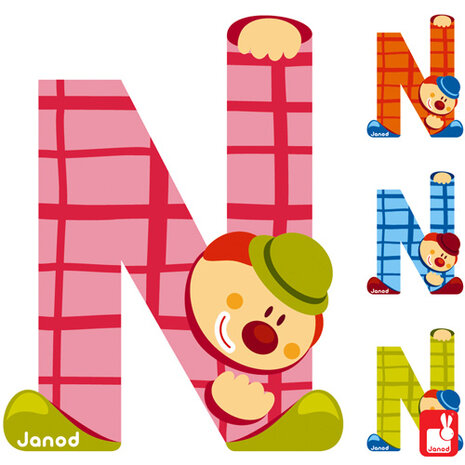 Janod Clown Letter N