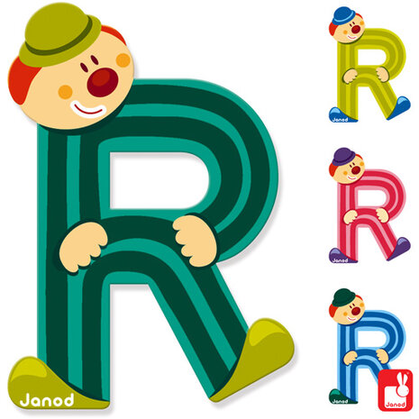 Janod Clown Letter R