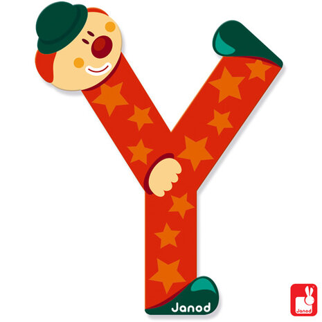 Janod Clown Letter Y