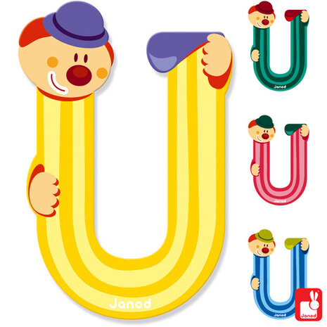 Janod Clown Letter U