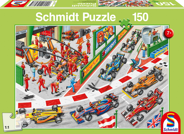 Schmidt Puzzel Tijdens de Auto Race