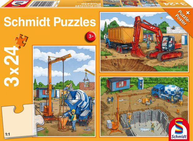 Schmidt Puzzel Op de bouwplaats