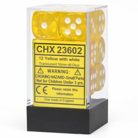 CHX 23602 Dobbelsteenset geel wit 