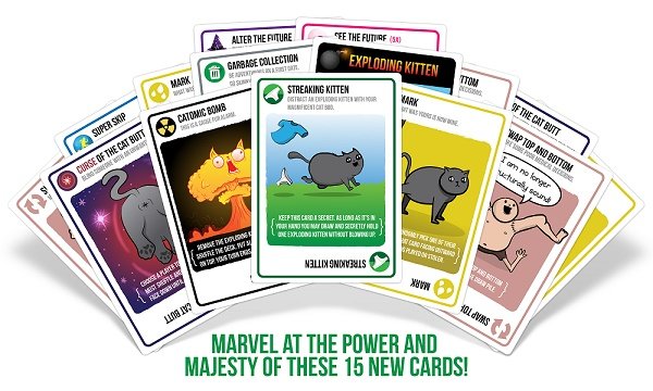 Exploding Kittens Streaking Kittens Expansion