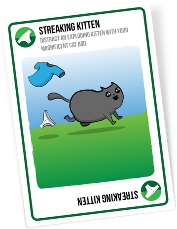 Exploding Kittens Streaking Kittens Expansion