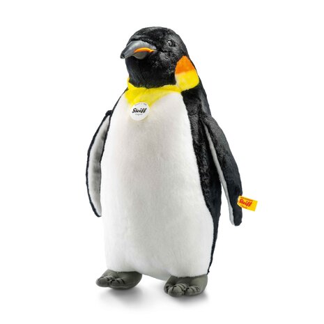 Steiff Konings pinguïn wit/zwart 505010