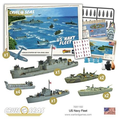 Cruel Seas US Navy Fleet Warlord Games