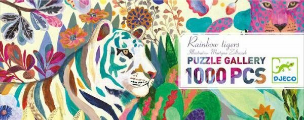 Djeco Gallery Puzzle- Rainbow Tigers  