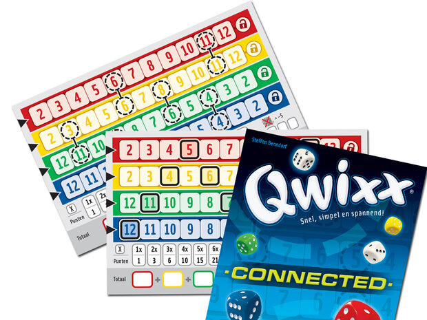 Qwixx Connected White Goblin Games