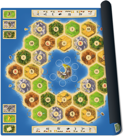 Catan playmat Atoll 999-Games