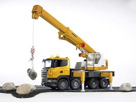 Bruder Scania R-Serie Liebherr truck met light & sound