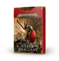 Warhammer Age of Sigmar Warscroll Cards: Orruk Warclans