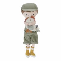 Little Dutch Knuffelpop Boer Jim met kip 35cm