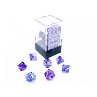 CHX 20557 Nebula Mini-Polyhedral Nocturnal/blue Luminary Dobbelsteen Set (7 stuks)