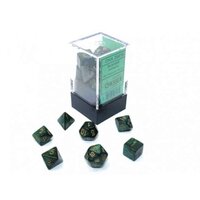 CHX 20415 Scarab Mini-Polyhedral Jade/gold Dobbelsteen Set (7 stuks)