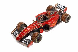 Veter Models 3D Modelbouwpakket Racer V3, AKV-14, Rood/Zwart, 17x7x4cm