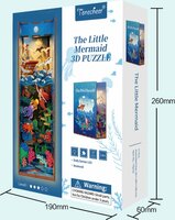 DIY Book Nook Boekensteun The Little Mermaid Bookend