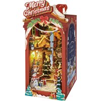 Robotime, DIY Book Nook Boekensteun Christmas Street