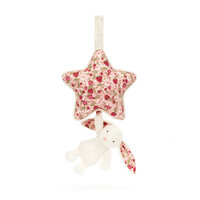 Jellycat Blossom Cream Bunny 'Berry' Musical Pull